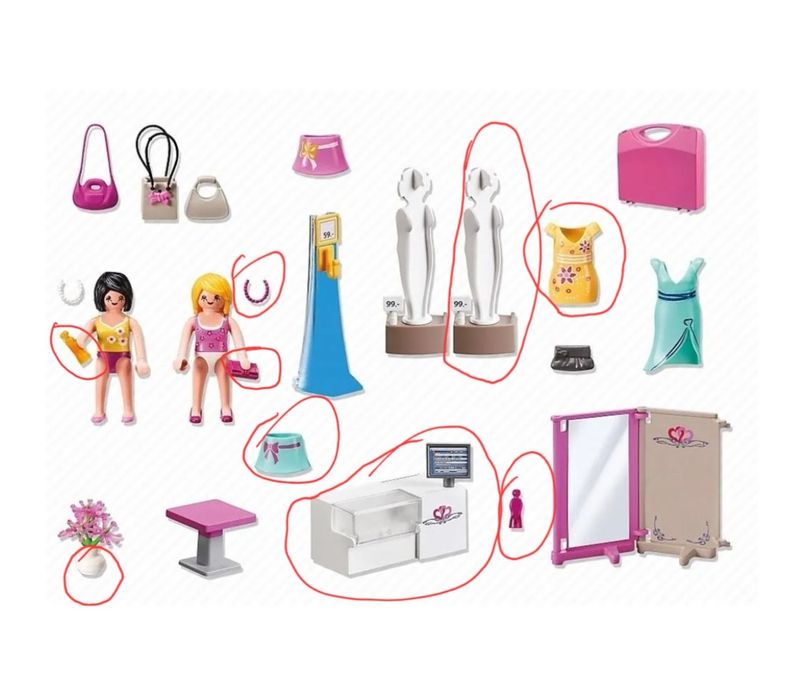 Zestaw Playmobil 5611 sklep z odzieżą