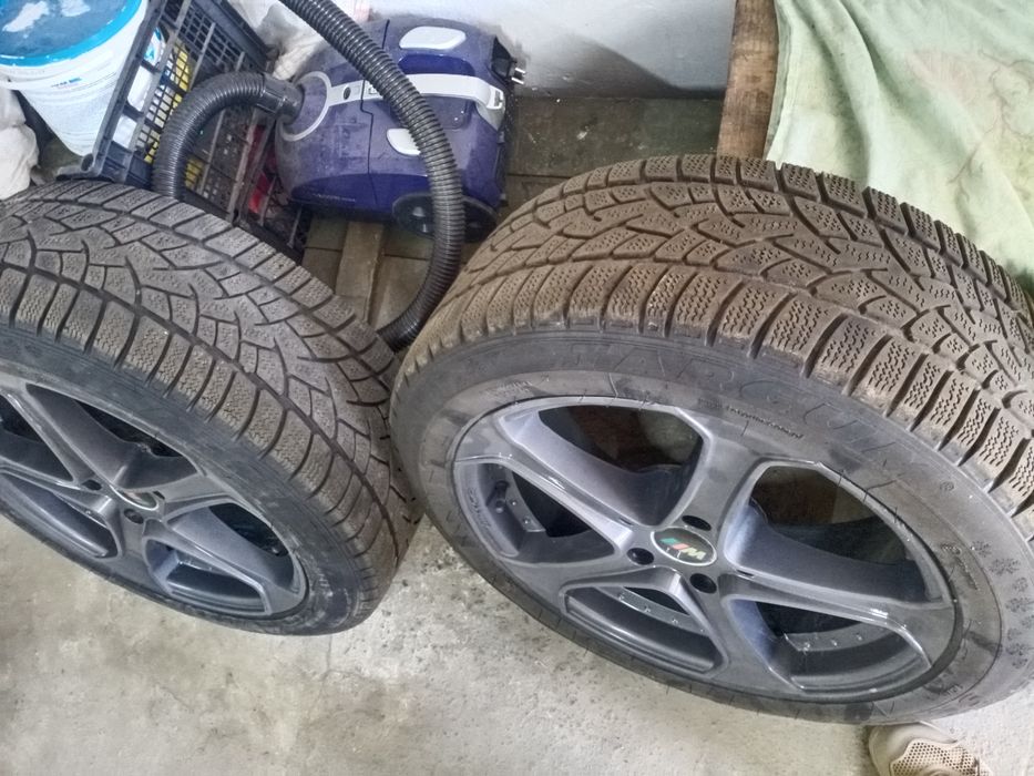 Диски з шинами в зборі на БМВ 5/120 резина R18 245/45