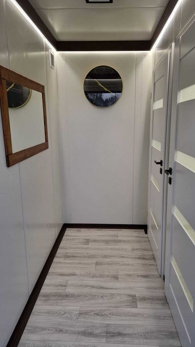 Kontener pawilon sanitarny, toaleta, łazienka mobilna ogrodowa wc