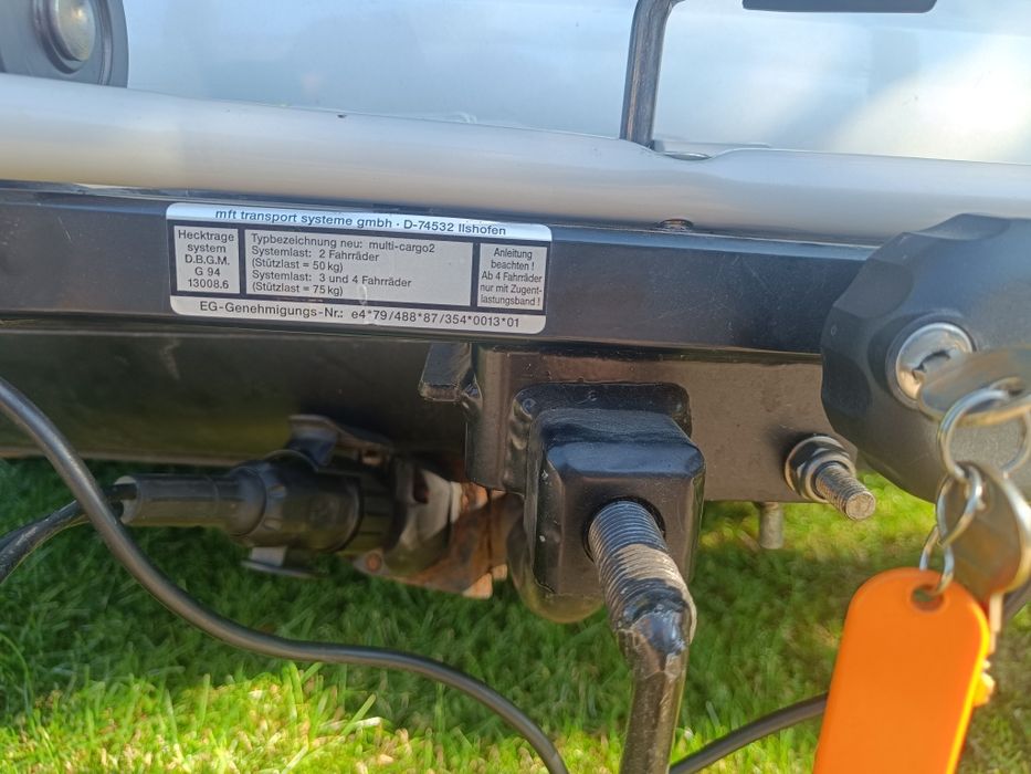 Bagażnik na hak rowery