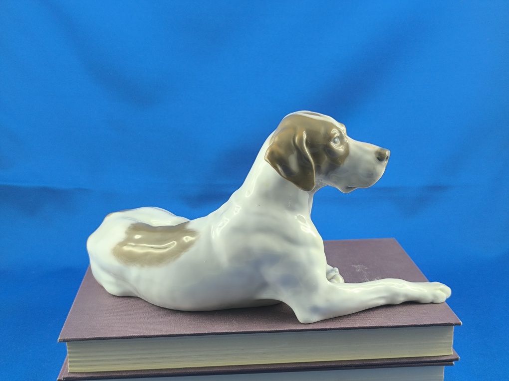 Pies pointer Royal Copenhagen #porcelana #ozdoba #dekoracja #prezent