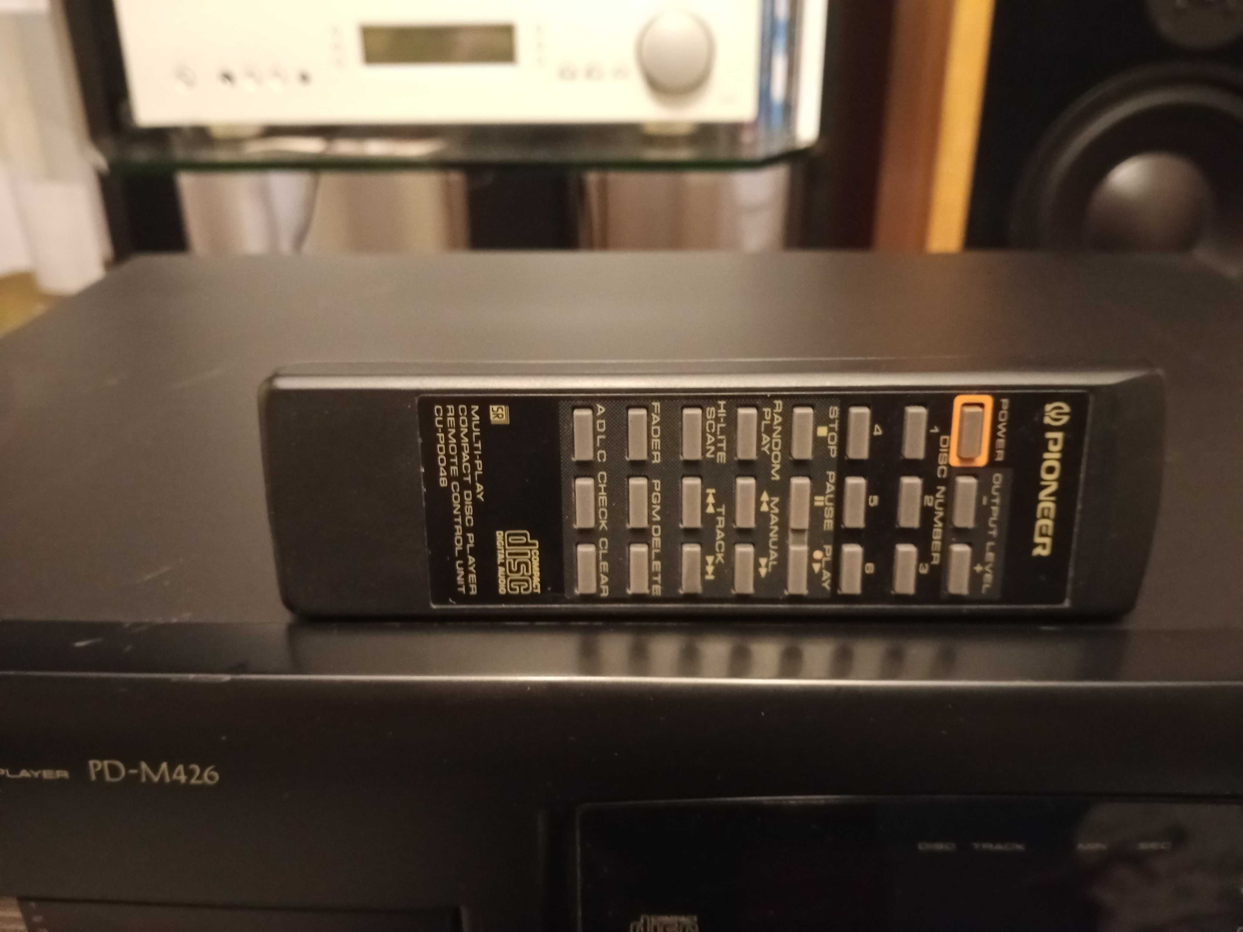 Odtwarzacz zmieniarka płyt cd Pioneer DP-M426 z pilotem