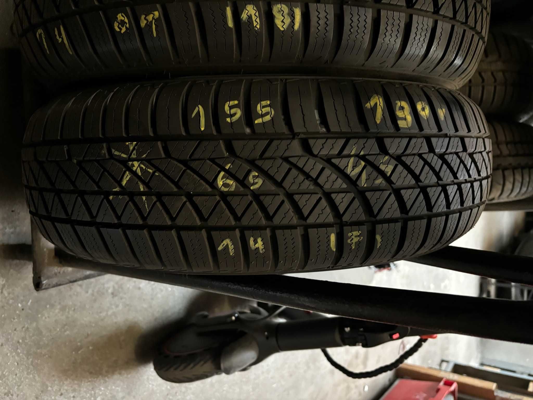2X Opony Całoroczne 155/65R14 75T HANKOOK KINERGY 4S 2018R 6.5MM CAŁE!