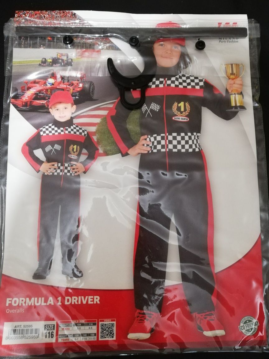 Difarce Infantil Formula 1 [tamanho 116 cm]