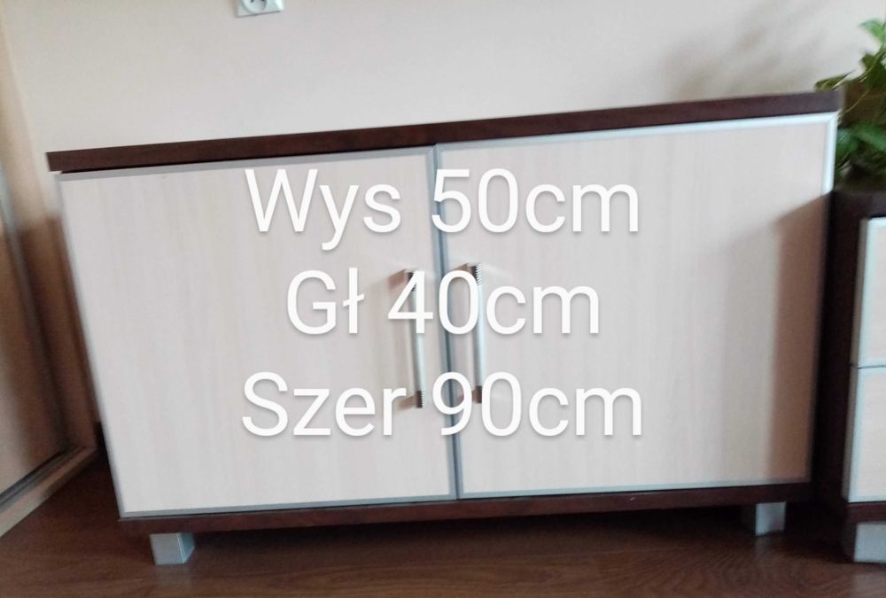 Zestaw mebli, komoda, szafka, słupek