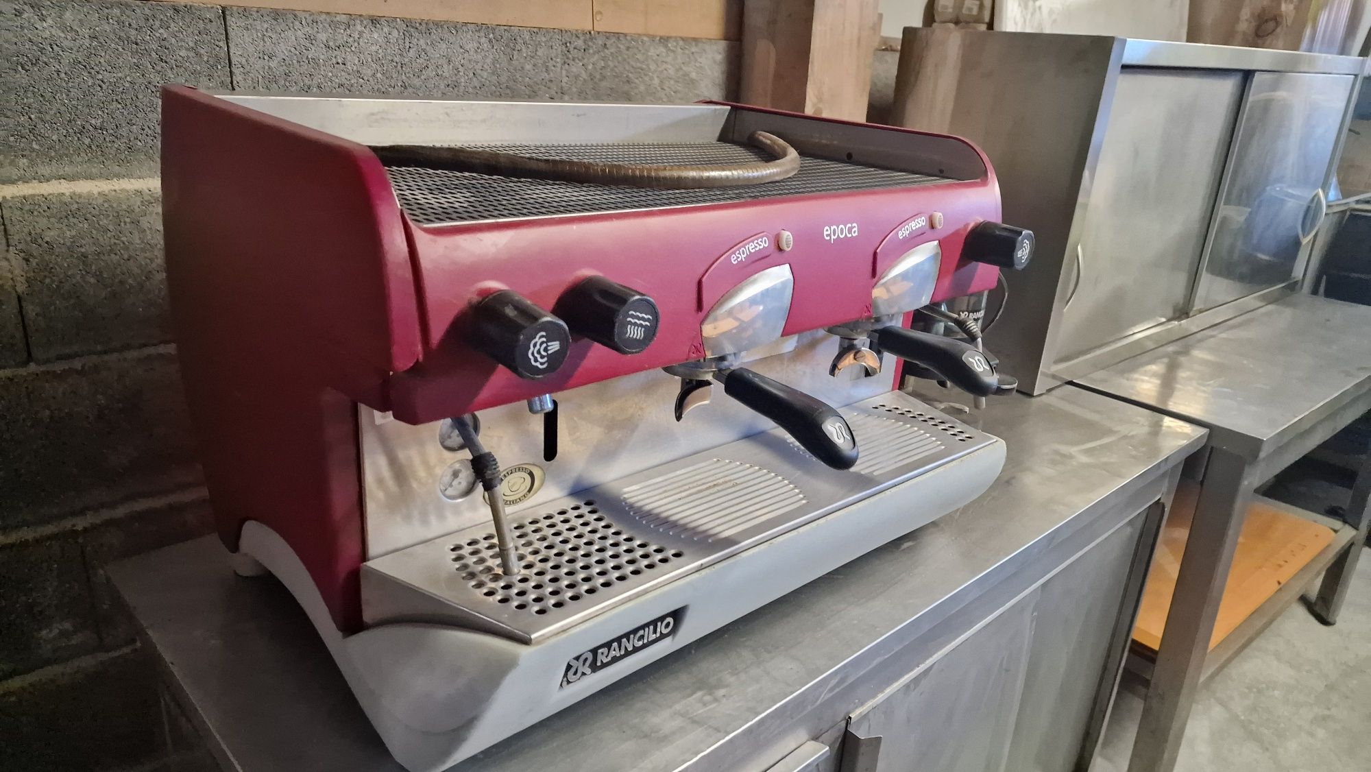 Maquina de café usada