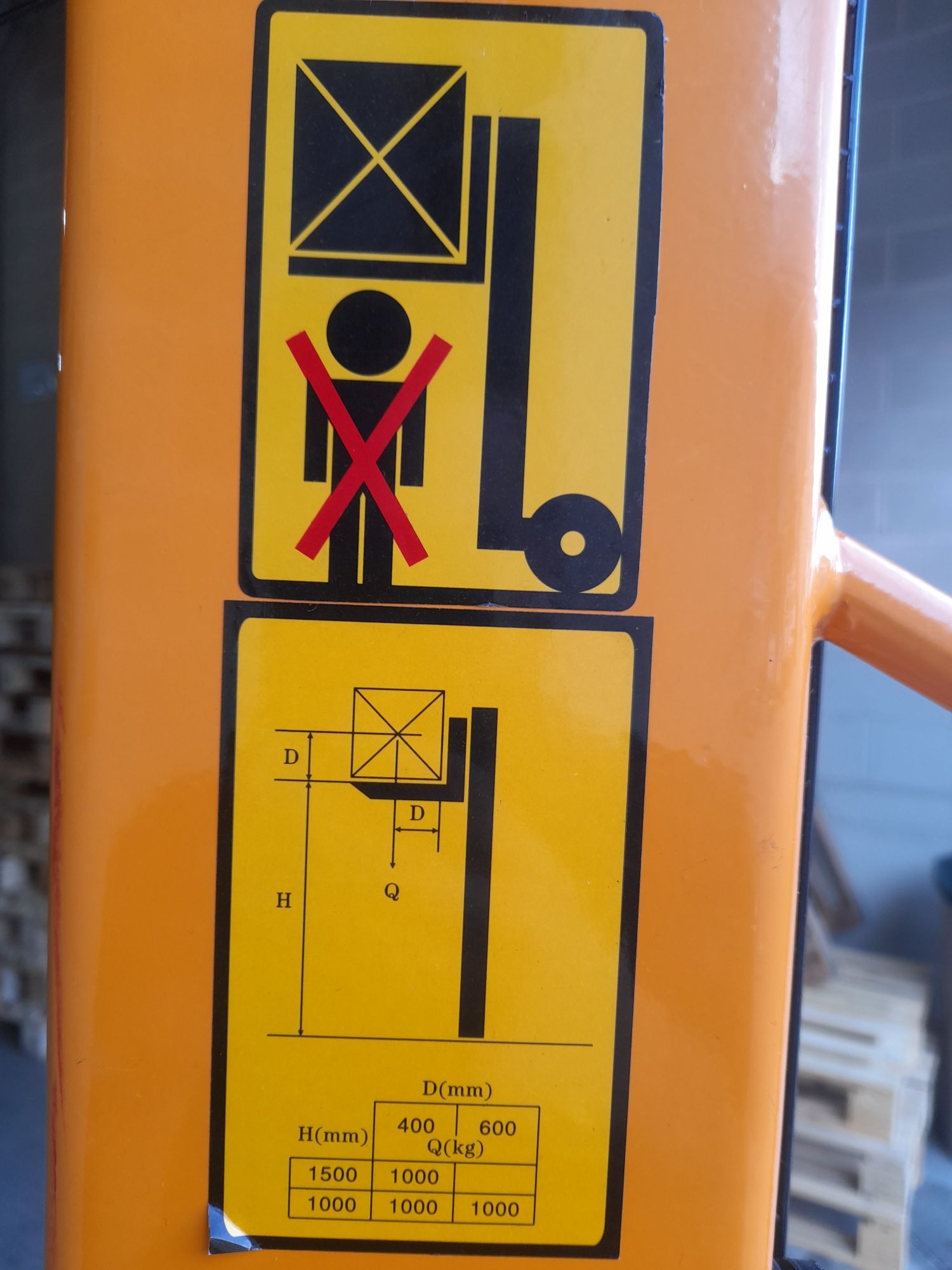 Empilhador Manual 1000kg