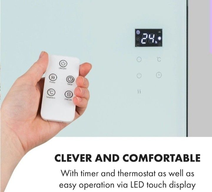 Grzejnik/promiennik łazienkowy 750W IR Klarstein