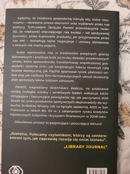 Jacques Peretti Zakulisowe umowy, które zmieniły świat