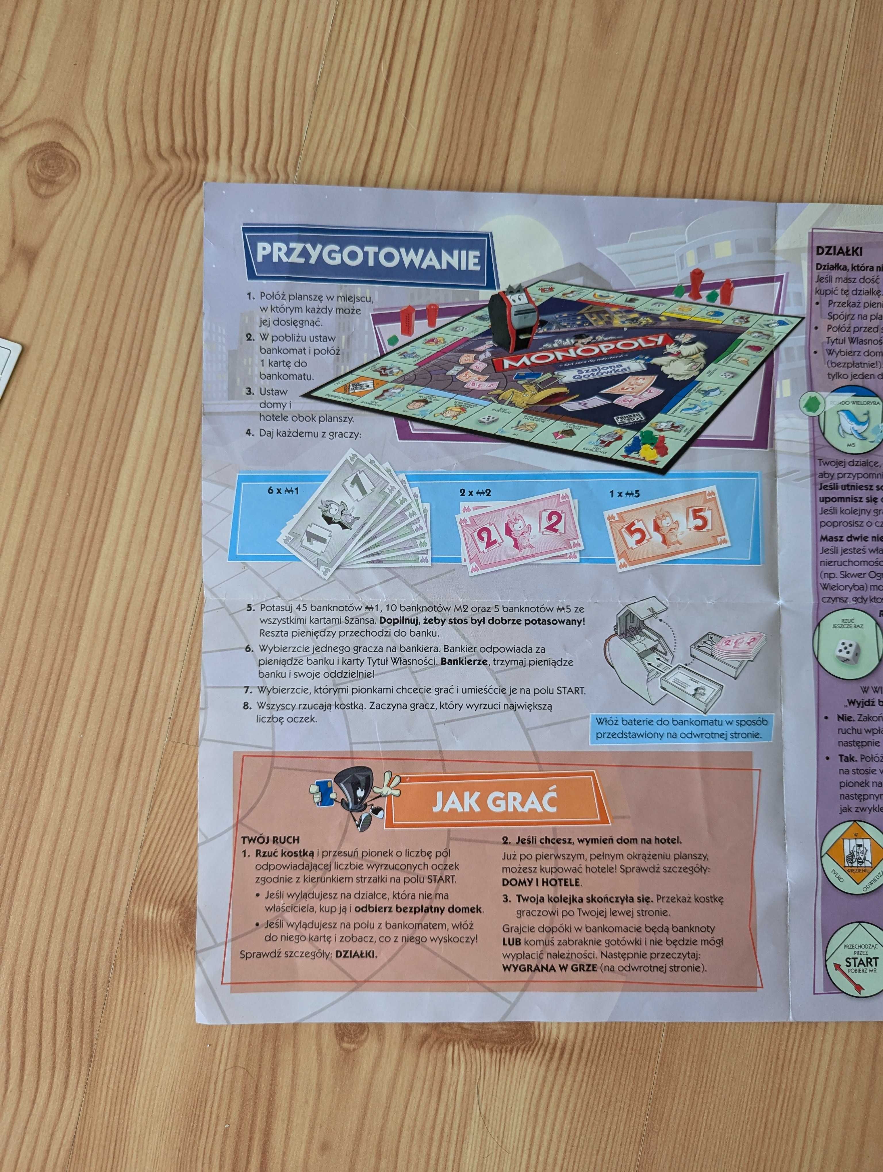 Monopoly Zwariowany bankomat Szalona Gotówka