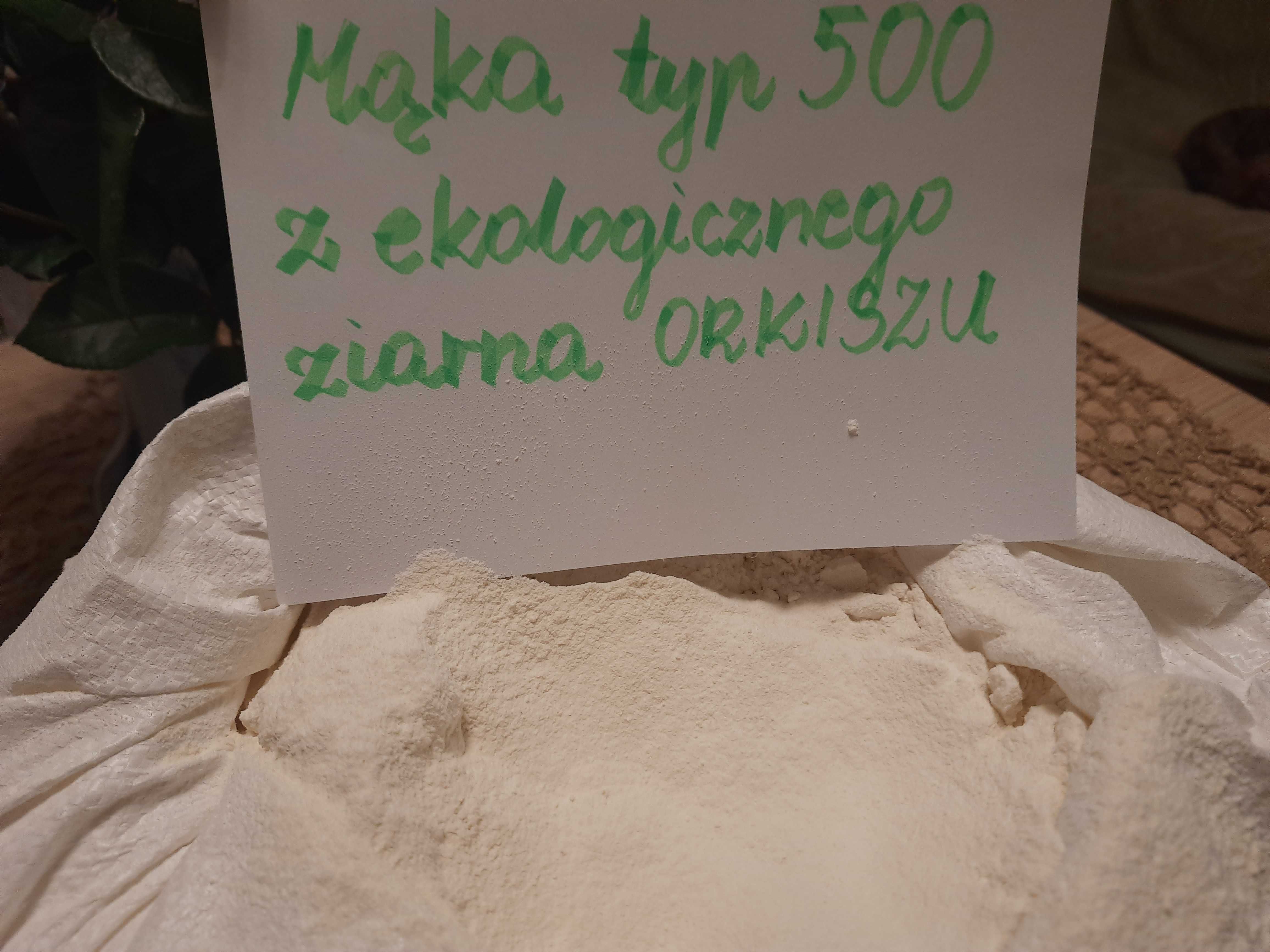 5  kg EKOLOGICZNEJ certyfikowanej  maki z orkiszu typ 500