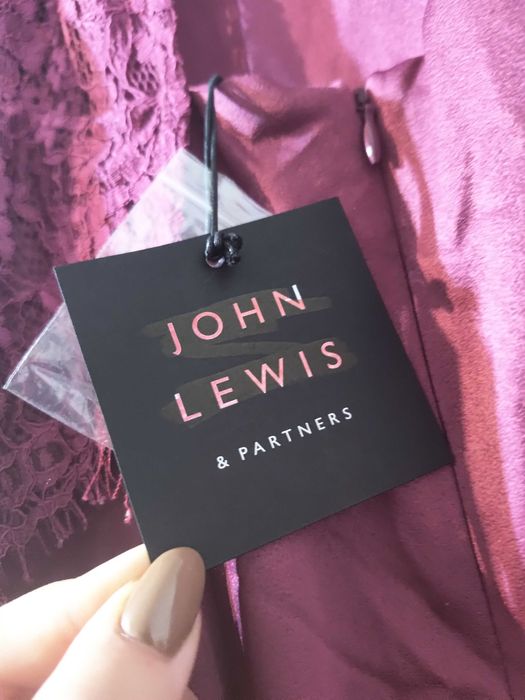Przepiękna nowa wieczorowa sukienka John Lewis w rozmiarze 40