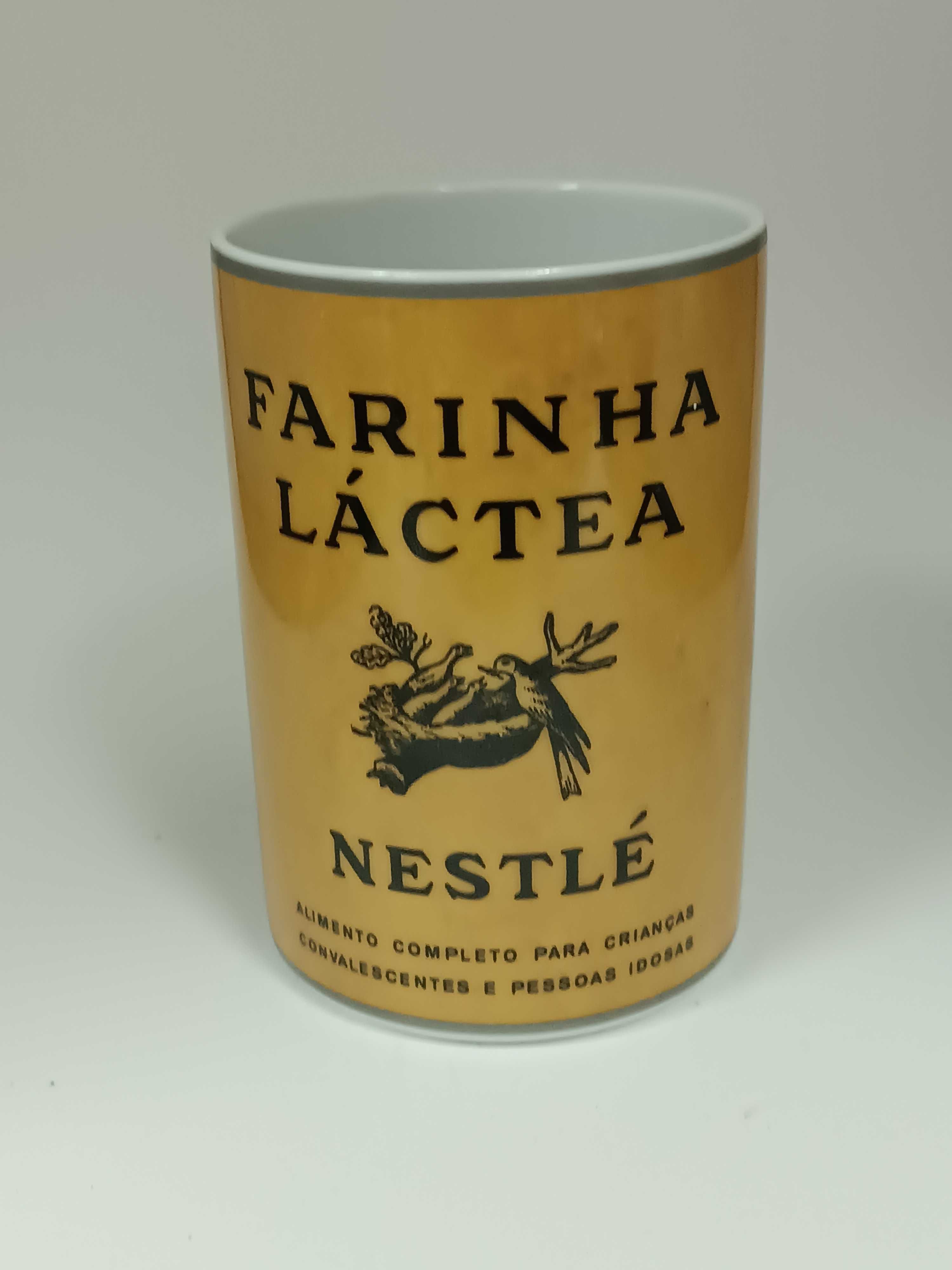 Raro Porta Canetas Farinha Lactea Nestle em porcelana Vista Alegre
