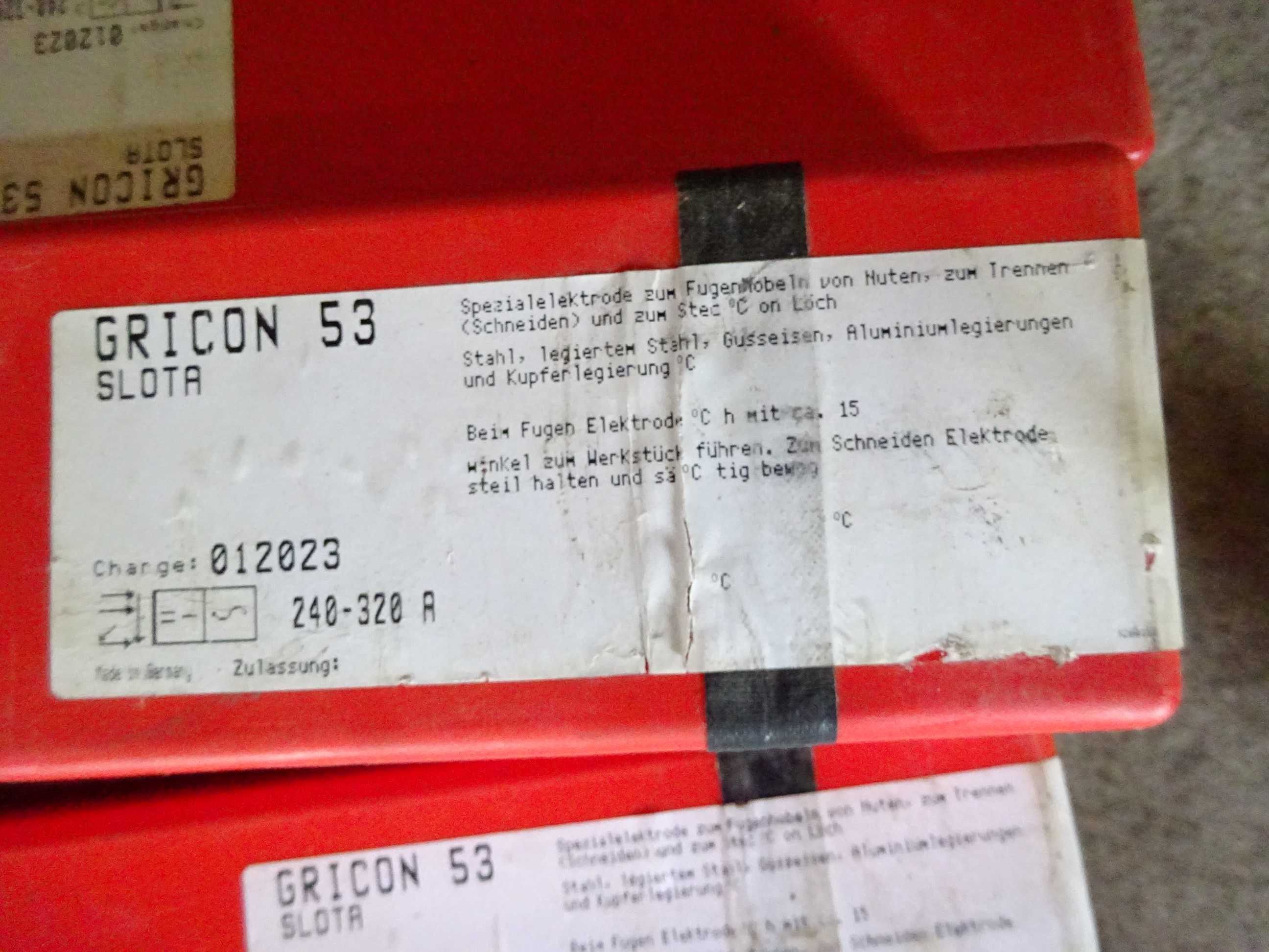 Elektroda Elektrody spawalnicze Lincoln Gricon 53 Slota 4.0x350 3kg