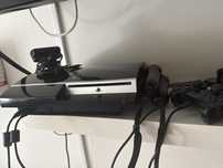 Ps3 Fat, 19 jogos, 2 move motion, 1 comando, 1 câmera e 19 jogos