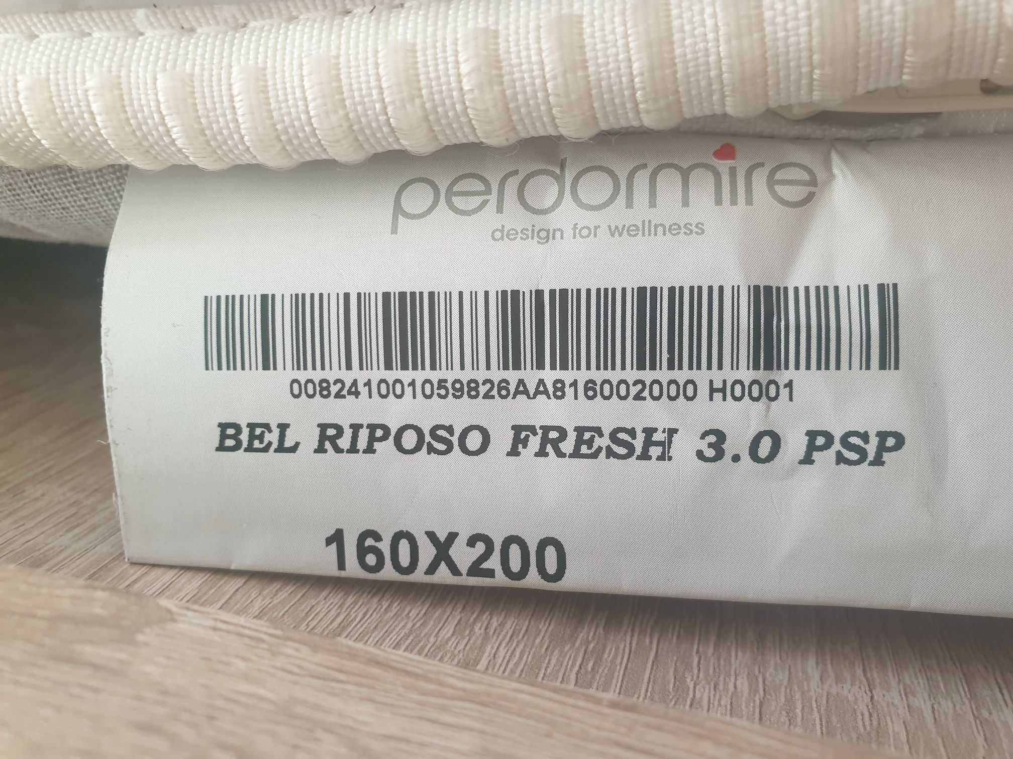 Materac Perdormire Bel Riposo Fresh 160cm-200cm (okazja, sklep 8900zl)