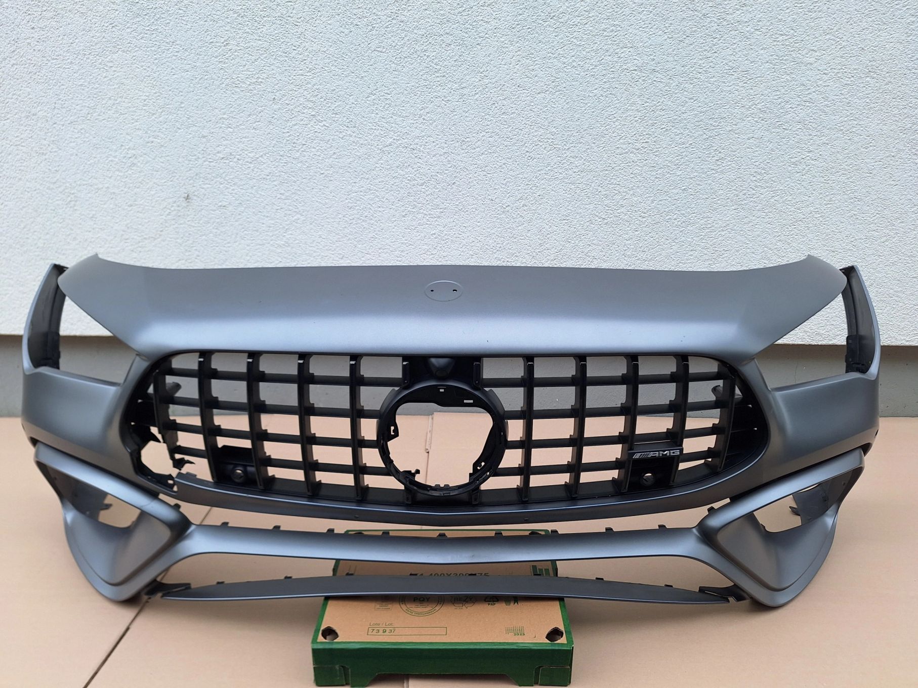 MERCEDES CLA AMG 45S 45 4.5 118 W118 19-23 ZDERZAK PRZÓD PRZEDNI+GRILL ORYG A1188857601 WYSYŁKA 24H