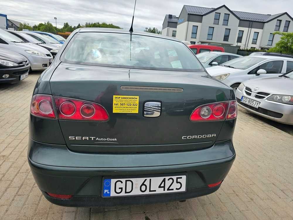 Seat Cordoba 2002r 1.4 benzyna Opłaty Aktualne