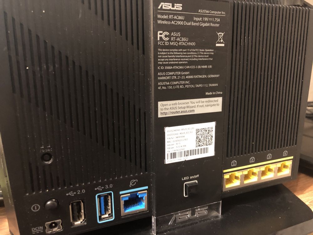 Роутер Asus AC86U 2.4-5Ghz маршрутизатор репітер Aimesh