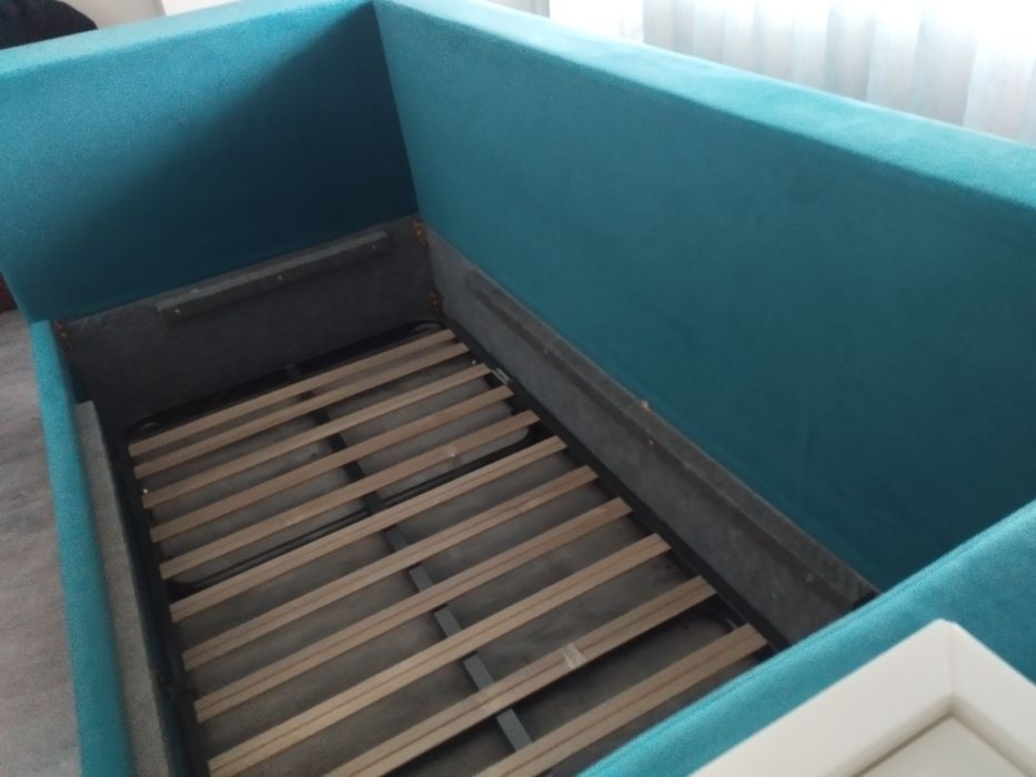 Cama de solteiro com gaveta de nido para outro colchão