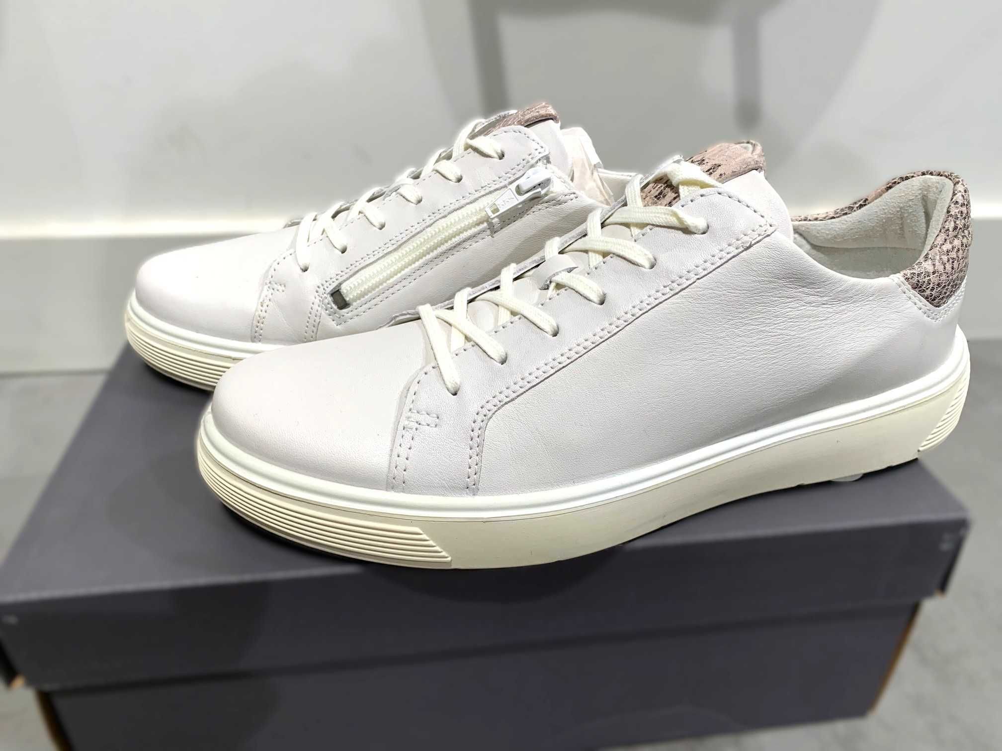 sneakersy skórzane ECCO Street Tray K Laced, EU 40