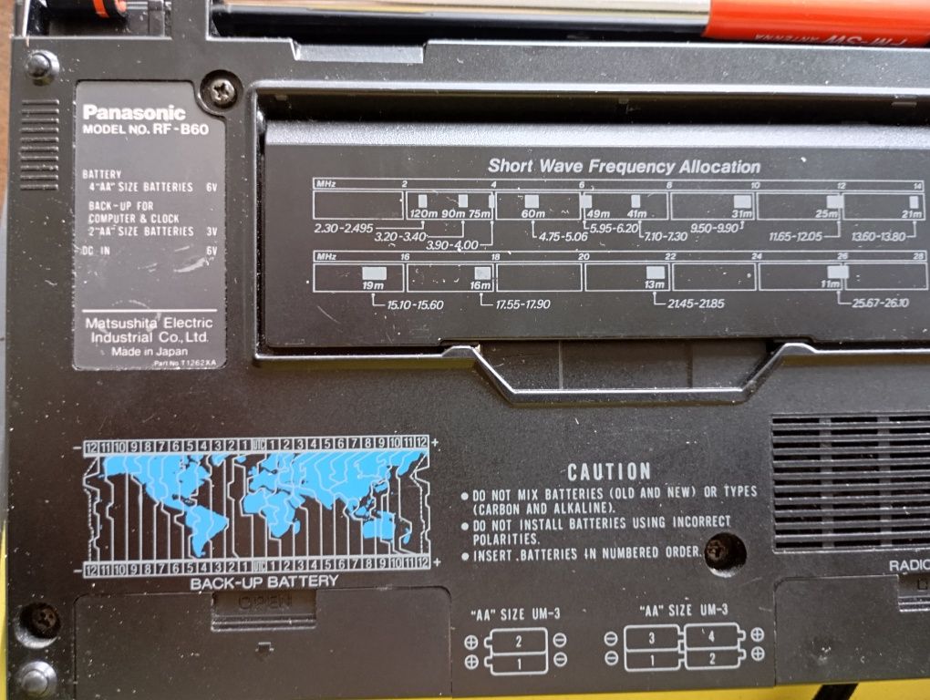 Radioodbiornik globalny Panasonic RF B60.