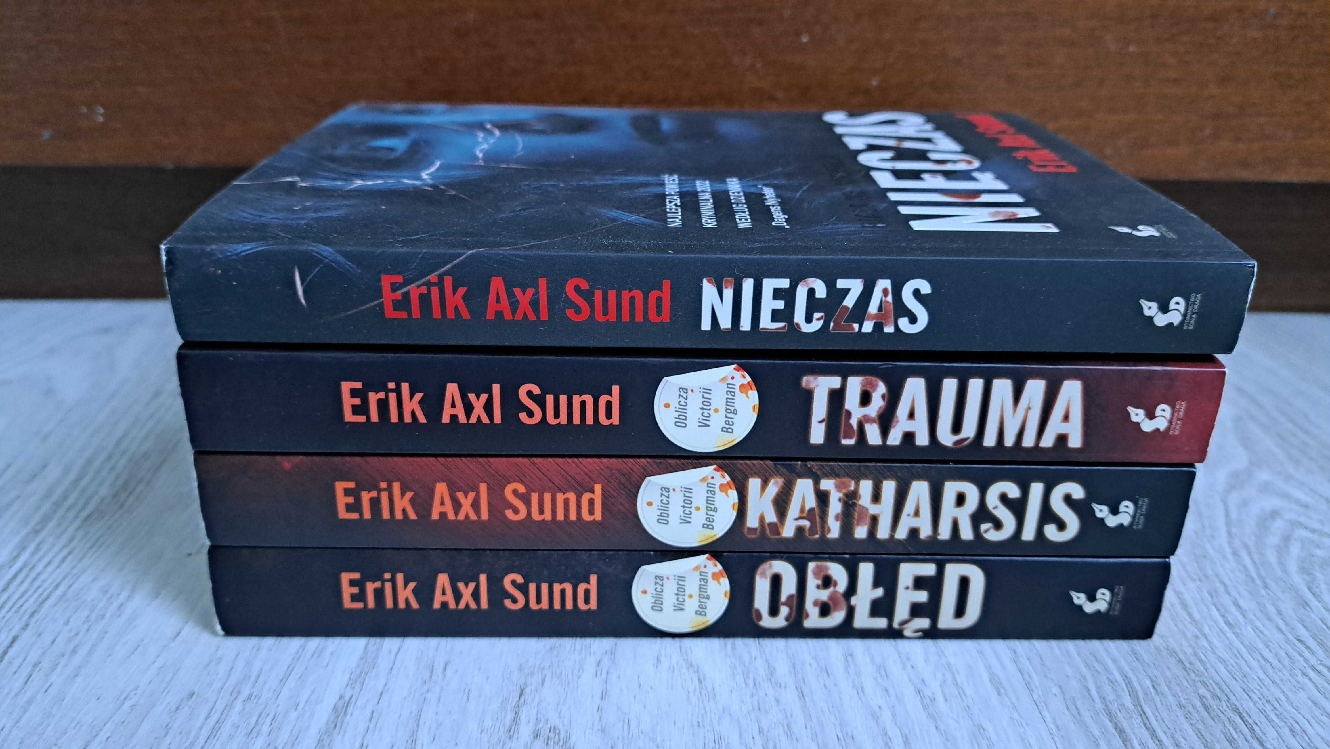 4x Erik Axl Sund Trauma Obłęd Katharsis Nieczas Biała melancholia