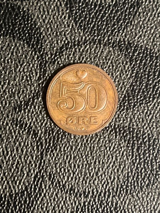 Dania Moneta 50 Øre – 1 Sztuka