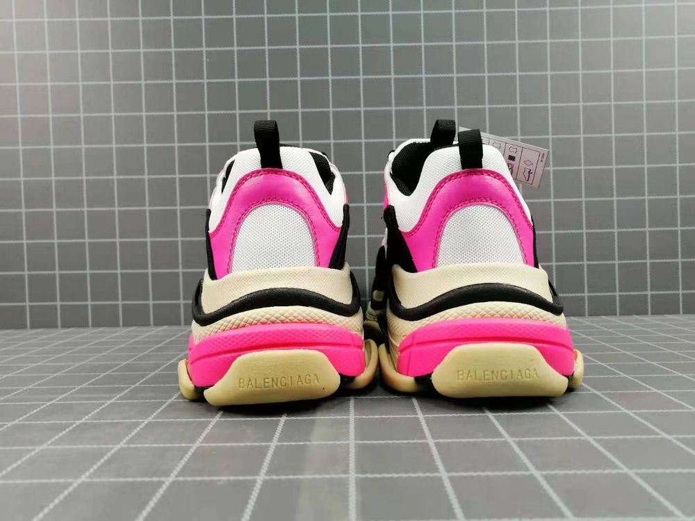 Trampki Balenciaga Triple S Czarne/Białe/Różowe