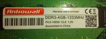 Оперативна пам'ять до комп'ютера DDR3 4Gb 1333 Mhz РС3 - 10600 CL9