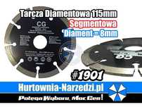 Tarcza Diamentowa segmentowa 115mm tarcza do betonu 115mm tarcza 115mm