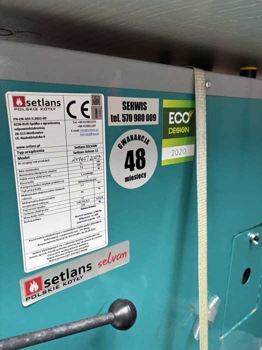 Kocioł piec Setlans Selvan 11 kw drewno
