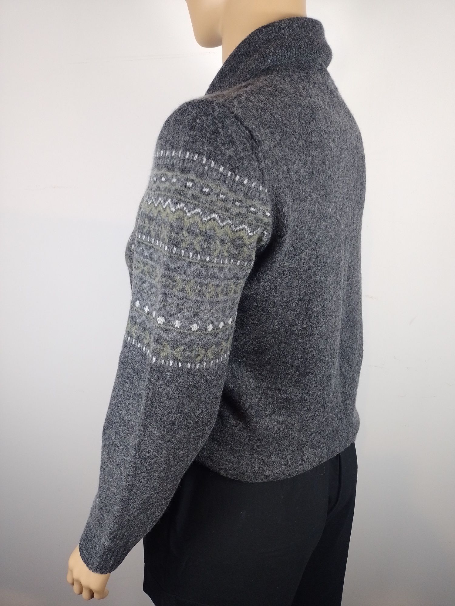 Sweter męski wełniany L