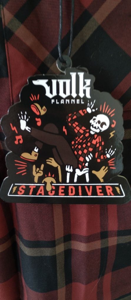 Camisa volk flannel (stage diver) tamanho S