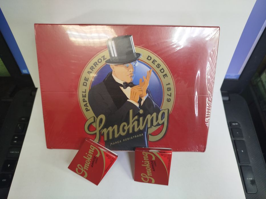 Smoking Mortalhas Quadrada de Arroz CX 50
