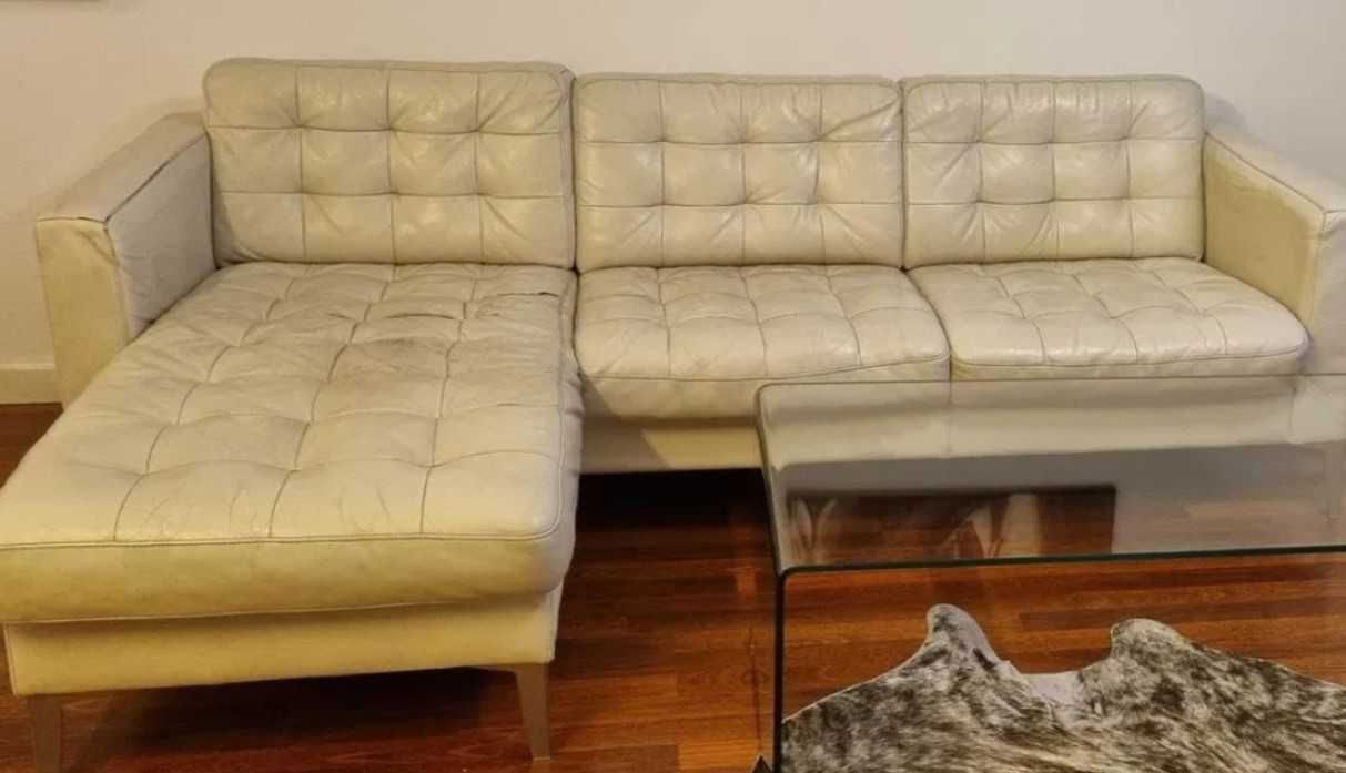 LANDSKRONA kanapa Sofa 3-osobowa IKEA biała ecru (w sklepie 4799)