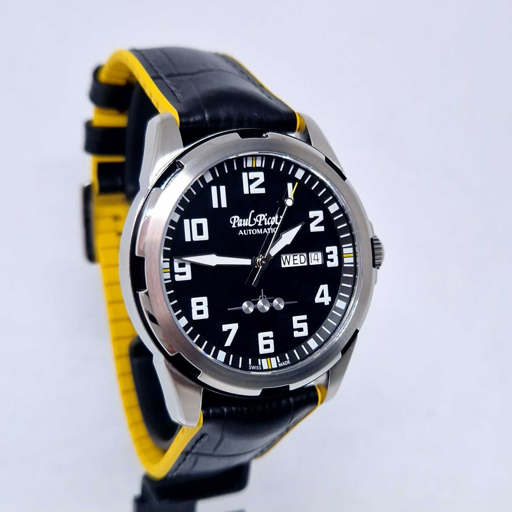 Paul Picot Pilot 42mm Black Black P2053.SGN.9111.3314-B