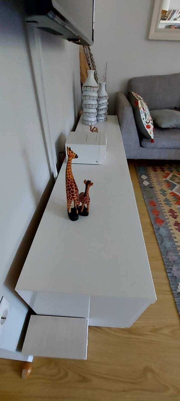Besta Burs Móvel-tv-branca Ikea.