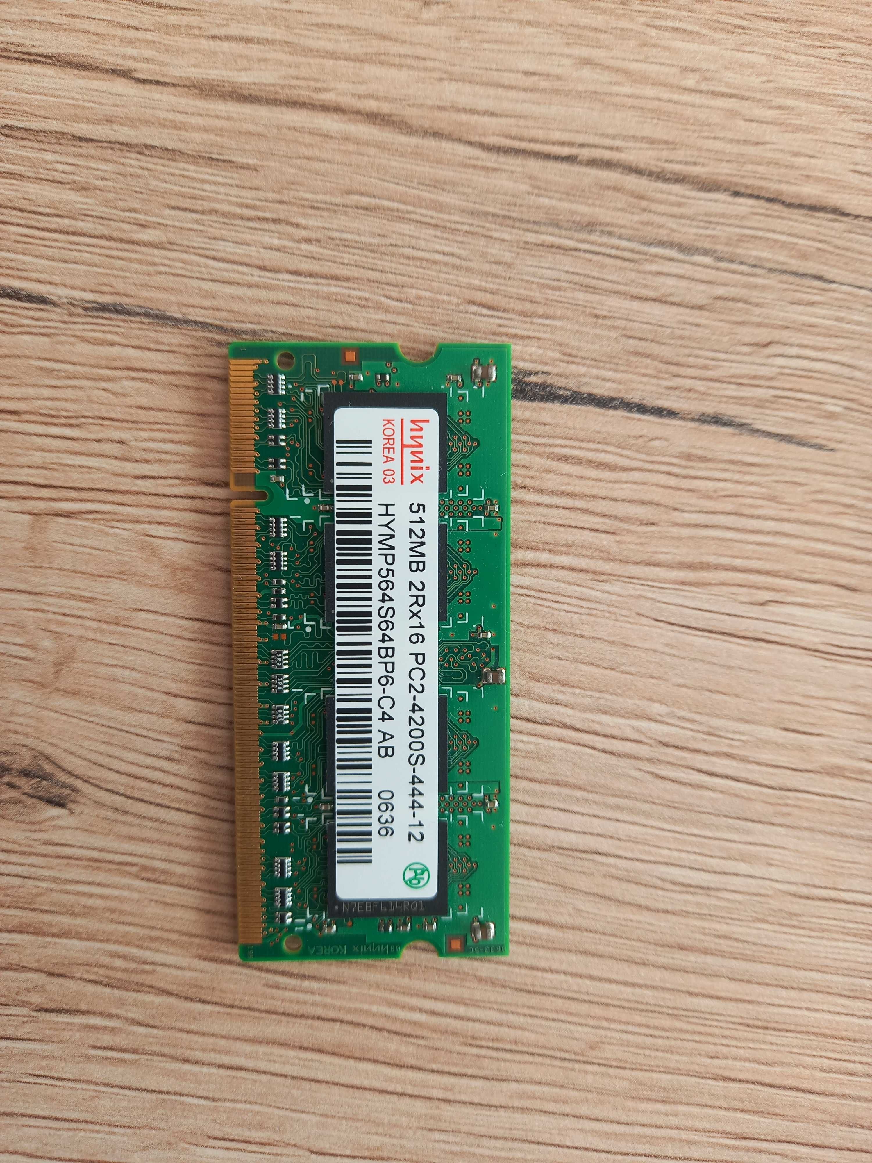 Pamięć RAM  DDR2 Hynix 512MB 2RX16 PC2-4200S 533MHz