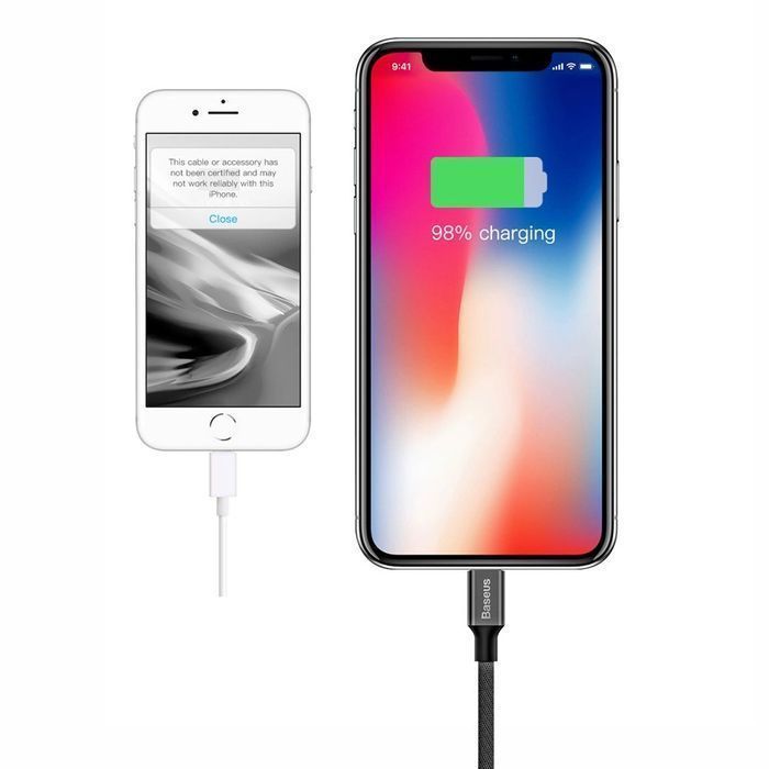 Baseus Yiven kabel przewód w materiałowym oplocie USB / Lightning 1,2m