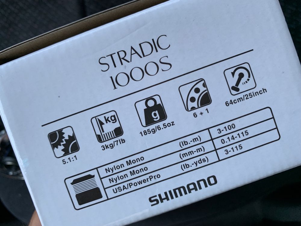 Катушка Shimano Stradic 19 1000S