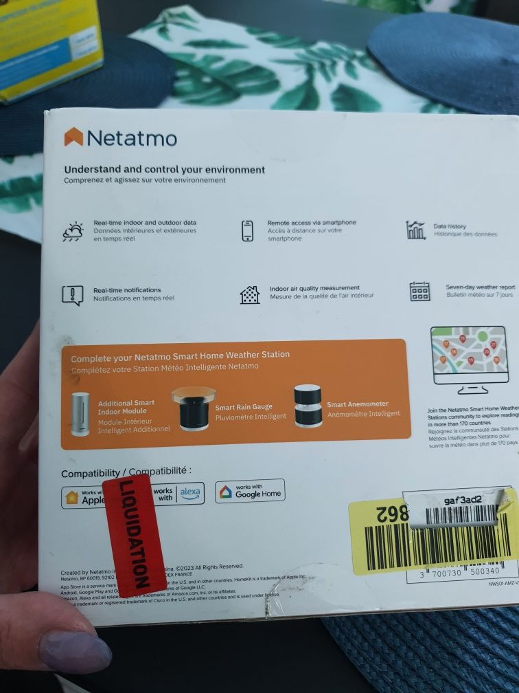 Netatmo inteligentna stacja pogodowa