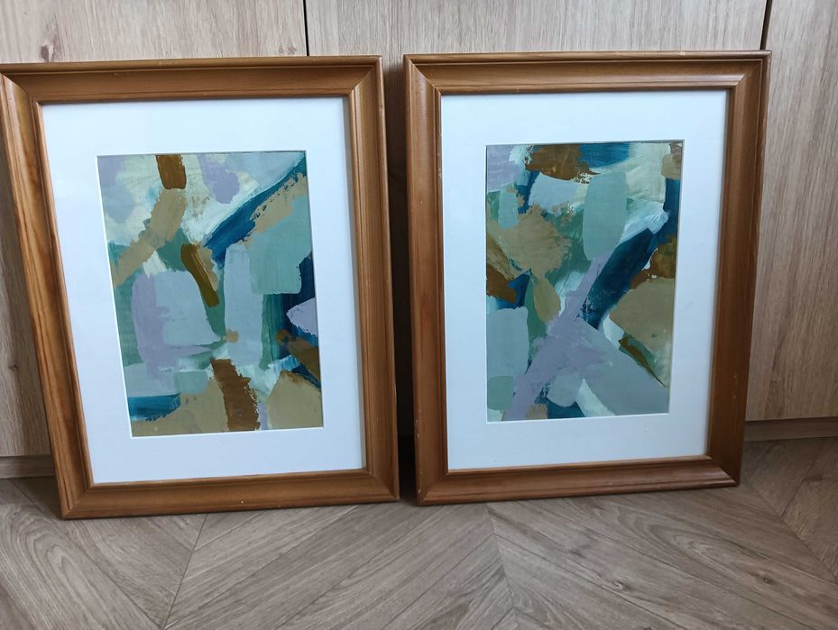 Obraz Akryl na płótnie Oryginał "Abstrakcja Kolory jesieni" nr.2