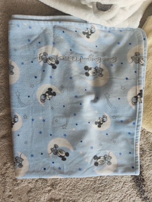 3x kocyk niemowlęcy dla chłopca 80x100 cm Bobas