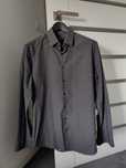 Czarno szara koszula w kratę męska Jake*s 41/42 Slim Fit