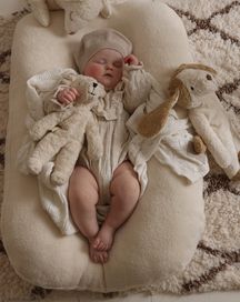 Kokon niemowlęcy me gniazdko niemowlęce snuggle pluszowy teddy