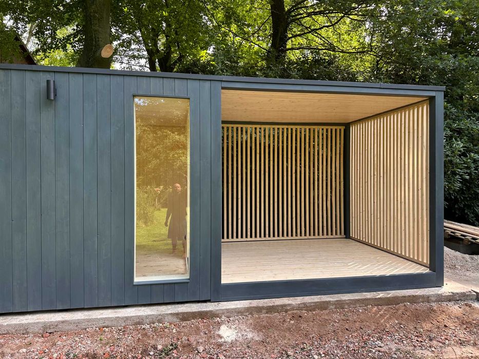 SAUNA OGRODOWA z opcją jacuzzi