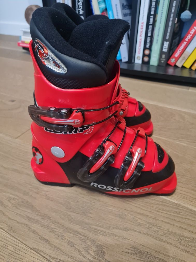 Narty Atomic 100cm  buty narciarskie Rossignol 19.5