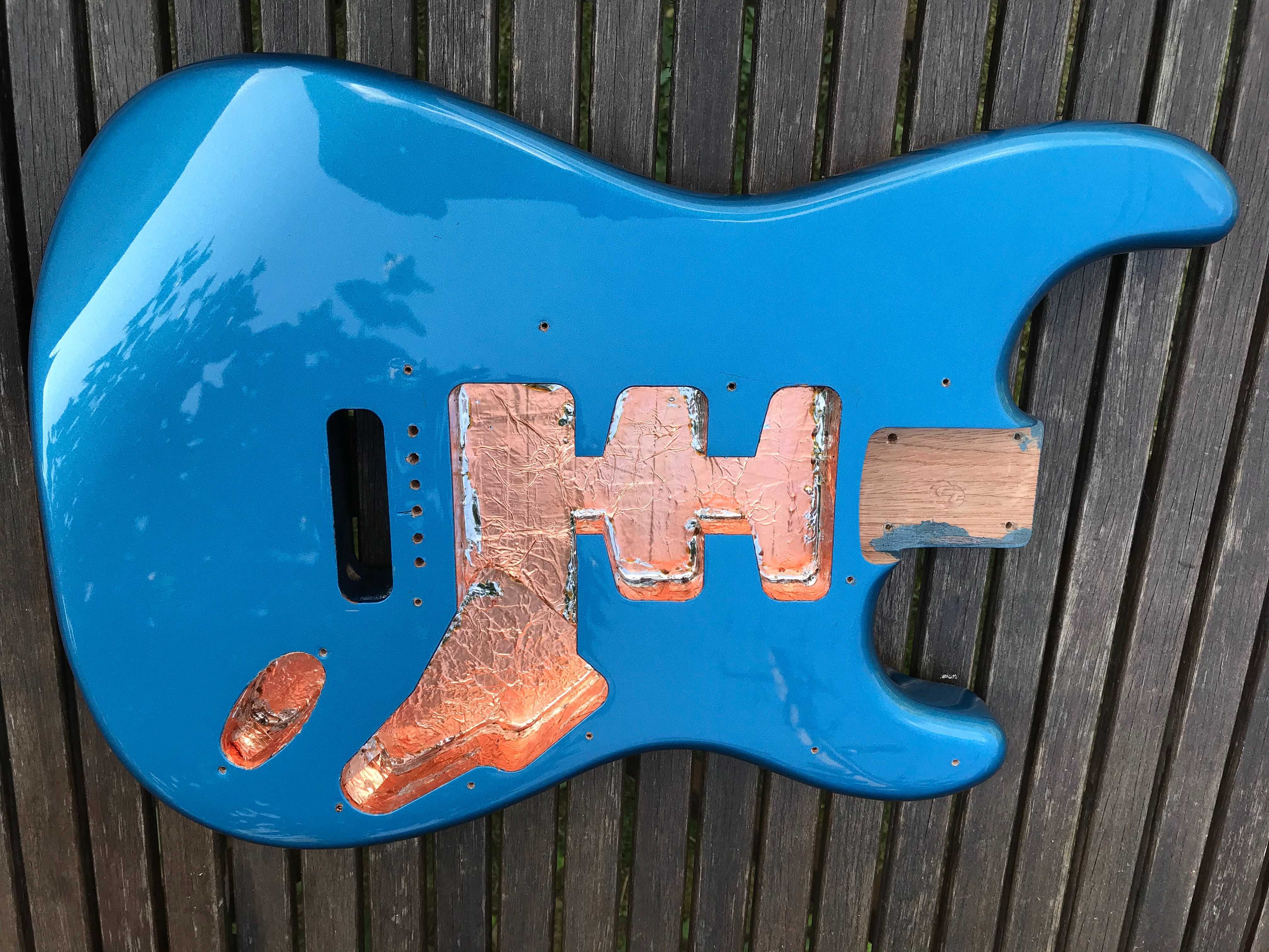 Korpus gitary Stratocaster Oryginał Lake Placid Blue NOWA CENA