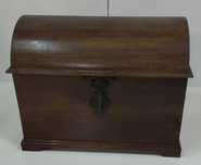Bau antigo madeira castanho 80x50x68cm